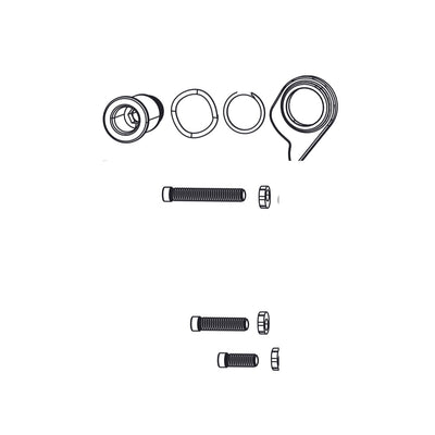 SRAM Rear Derailleur B-Bolt / B-Screw / Limit Screws Rival AXS E1 (SRAM spare parts catalogue drawing)