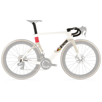 Cinelli Aeroscoop Frameset In Coral White