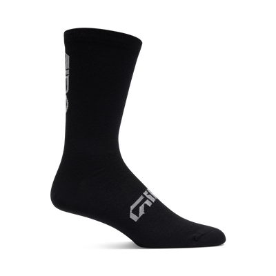 2026 GIRO Seasonal Merino Unisex Cycling Socks in Black/Grey