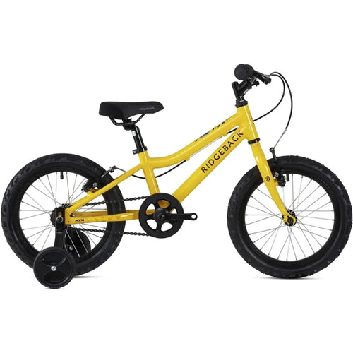 Imperfect 2023 Ridgeback MX16 16 Inch Kids Bike in Yellow