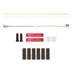 Clarks Stainless Steel Road/MTB Front And Rear Brake Cable Kit