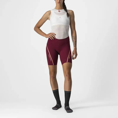 Castelli Velocissima 3 Women's Shorts / Bordeaux/Blush