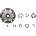 Side profile of Shimano Deore XT CS-M8200 cassette