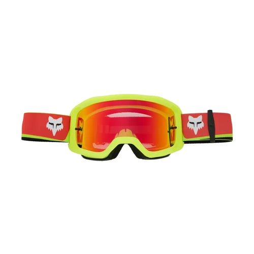 Fox Racing Main Ballast Mirrored Lens Goggles in Black/Red