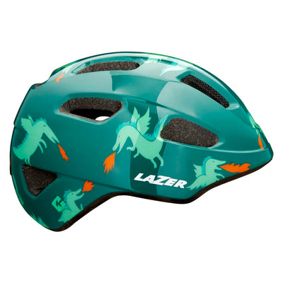 Lazer Nut'Z With KinetiCore Childrens Helmet in Green