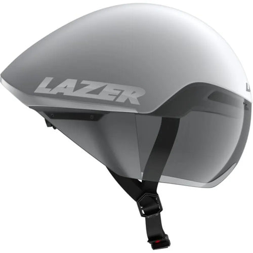Lazer Victor KinetiCore Helmet in White and Silver