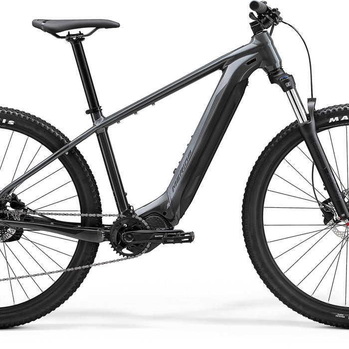 Merida eBig Nine 400 Electric Hardtail Mountain Bike in Dark Grey