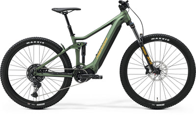 2024 Merida eOne-Forty 400 SE Electric Full Suspension Mountain Bike in Green