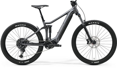 2024 Merida eOne-Forty 400 SE Electric Full Suspension Mountain Bike in Grey