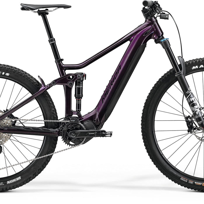 2023 Merida eOne-Forty 700 Electric Full Suspension Mountain Bike in Purple