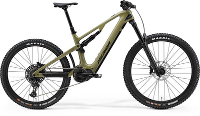 2024 Merida eOne-Sixty 6000 Electric Full Suspension Mountain Bike in Green