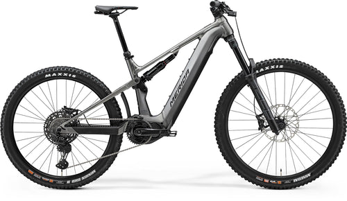 2025 Merida eOne-Sixty 675 Electric Full Suspension Mountain Bike in Grey
