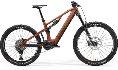 2025 Merida eOne-Sixty 8000 Electric Full Suspension Mountain Bike in Brown