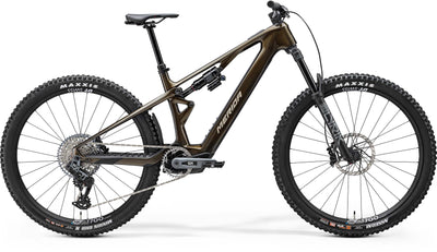 2025 Merida eOne-Sixty SL 8000 Electric Full Suspension Mountain Bike in Brown