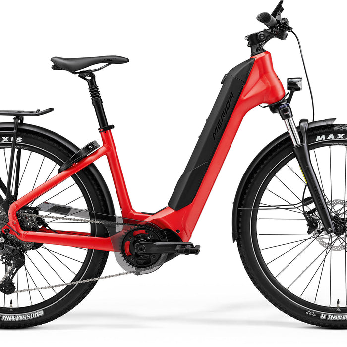 2024 Merida eSpresso CC 675 EQ Electric Hybrid Bike in Red