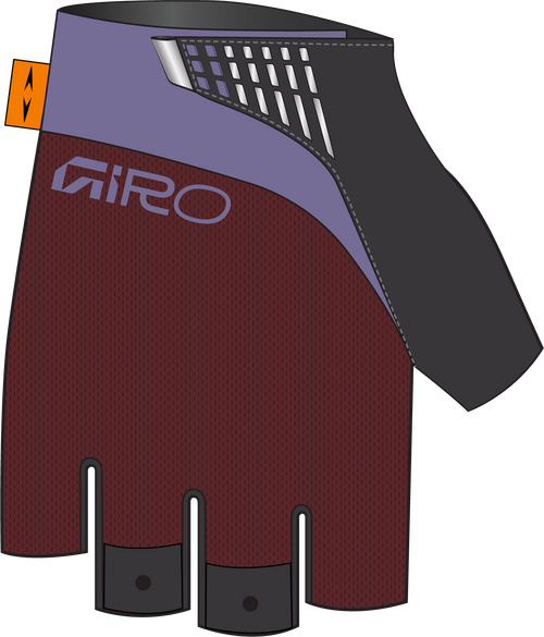 2026 GIRO Supernatural W Women's Road Cycling Gloves in Dark Maroon