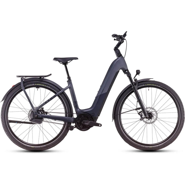 2025 Cube Kathmandu Hybrid Comfort Slx 800 Easy Entry Electric Bike in Grey