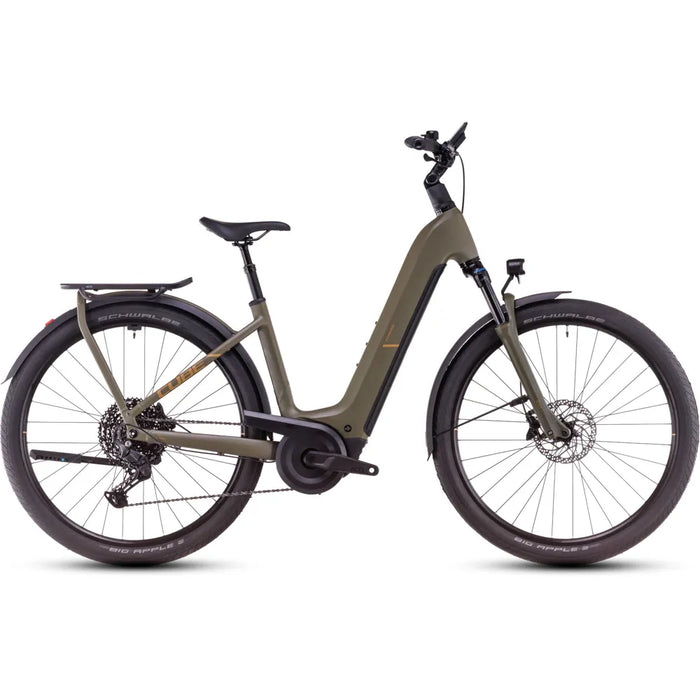 2025 Cube Kathmandu Hybrid Pro 800 Easy Entry Electric Bike in Brown