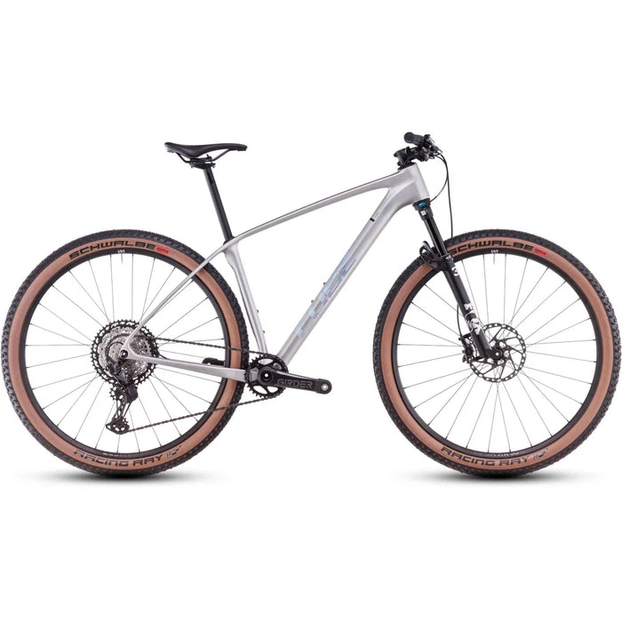 2025 Cube Reaction C:62 Race Carbon Hardtail Mountain Bike in Grey