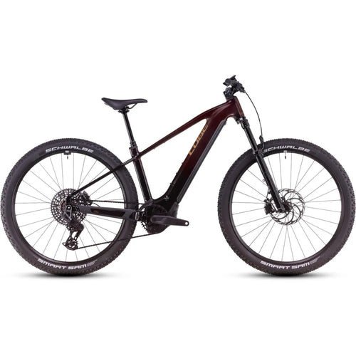 2025 Cube Reaction Hybrid Slt 800 Electric Mountain Bike in Red