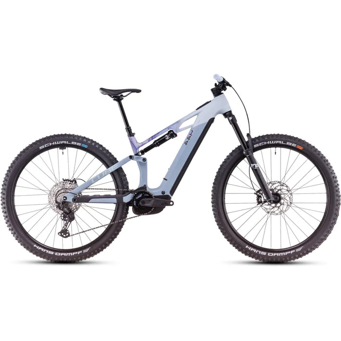2025 Cube Stereo Hybrid One44 Hpc Race Carbon 800 Electric Mountain Bike in Blue