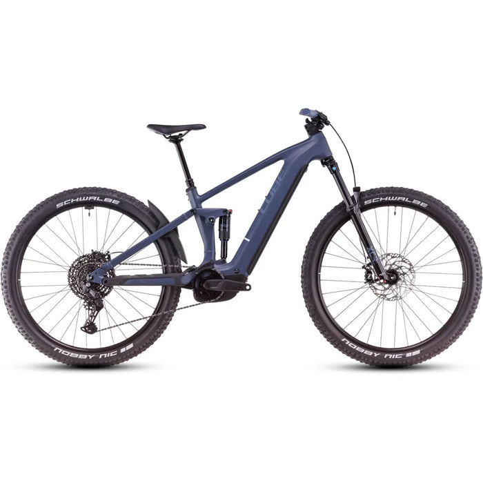 2025 Cube Stereo Hybrid One44 Pro 800 Electric Mountain Bike in Grey
