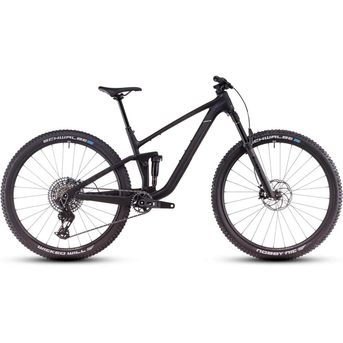 2025 Cube Stereo One22 C:62 Slx 29 Carbon Full Suspension Mountain Bike in Black