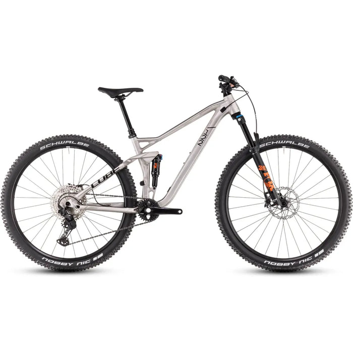 2025 Cube Stereo One22 Race Full Suspension Mountain Bike in Grey