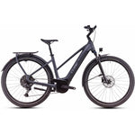 2025 Cube Touring Trapeze Frame Hybrid Pro 625 Electric Bike in Grey
