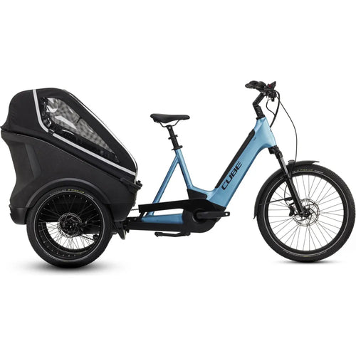 2025 Cube Trike Family Hybrid 750 Electric Bike in Blue