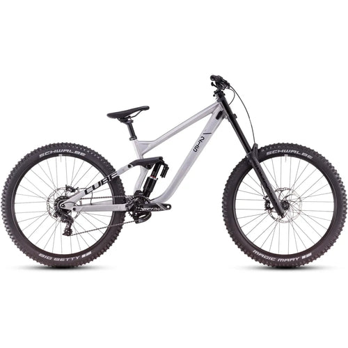 2025 Cube Two15 Pro 27.5 Full Suspension Mountain Bike in Grey