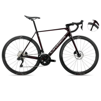2025 Orbea Orca M35I Carbon Road Bike In Red And Titanium