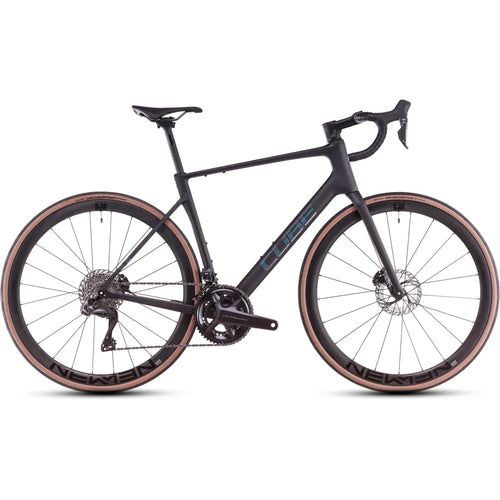 2025 Cube Attain C:62 Slt Carbon Road Bike in Grey