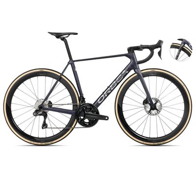2025 Orbea Orca M20Iltd Carbon Road Bike In Tanzanite And Carbon Raw