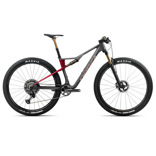 2025 Orbea Oiz M-Team Factory Carbon Full Suspension Mountain Bike In Diamond And Red