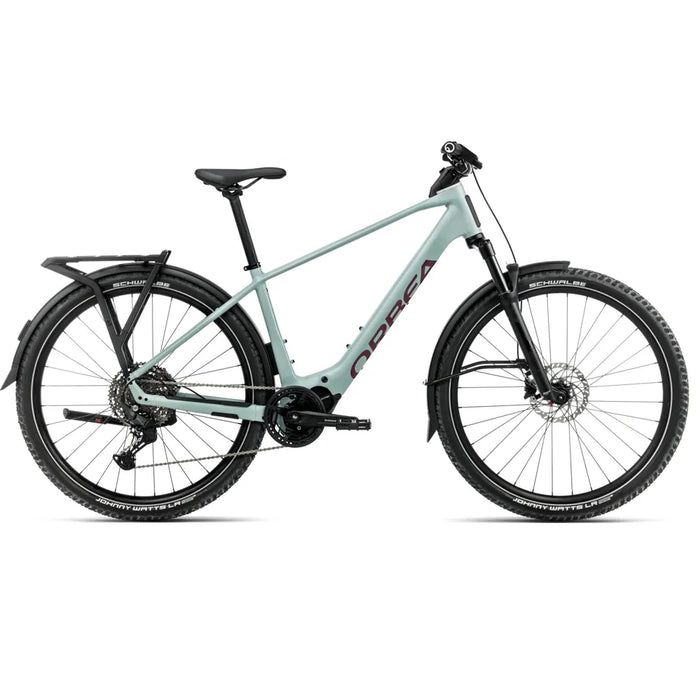 2025 Orbea Kemen Adv 20 Electric Bike In Blue And Brugundy