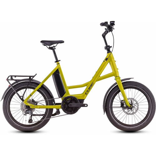 2025 Cube Compact Hybrid 500 Electric Bike in Yellow