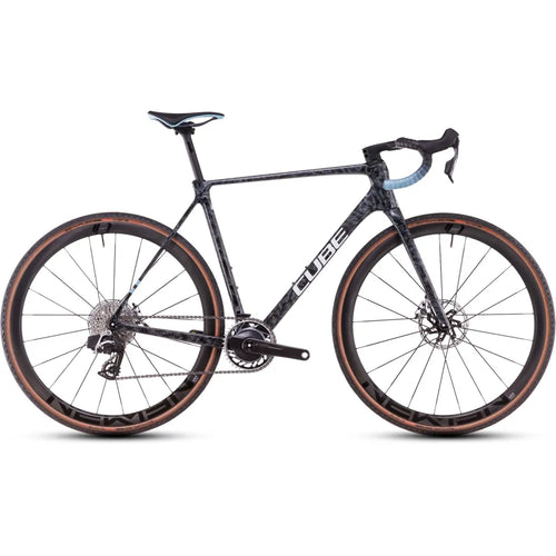 2025 Cube Cross Race C:68X Slt Carbon Cyclocross Bike in Black