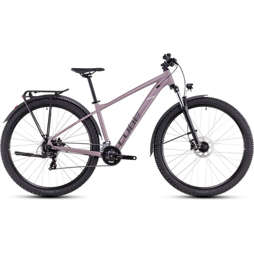 2025 Cube Aim One Allroad Hardtail Mountain Bike in Purple