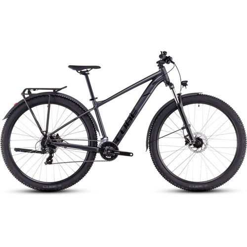 2025 Cube Aim One Allroad Hardtail Mountain Bike in Grey