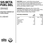 Science In Sport Beta Fuel Energy Gel - box of 6 gels - orange