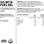 NUTRI SIS BETA Gel 6pk strawb lime