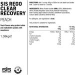 Science In Sport Rego Clear Whey Protein Drink - 1.38kg - Peach