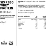 Science In Sport Rego Whey Protein Drink Powder - 450g - Chocolate