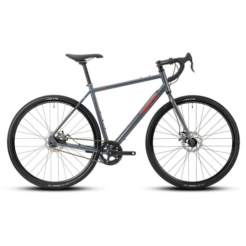 Genesis Flyer Single Speed Gravel Bike in Grey