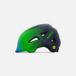 Giro Scamp Mips Kids Helmet in Green and Blue