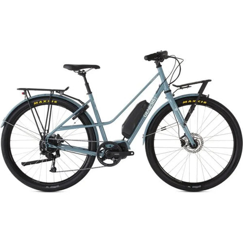 Genesis Columbia Road Electric Hybrid Bike in Blue