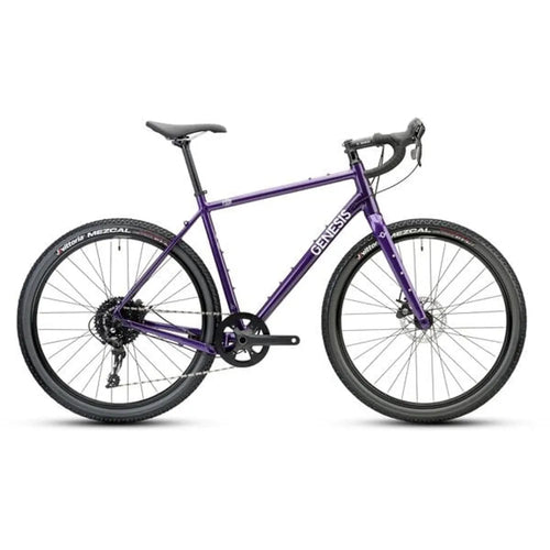 2024 Genesis Fugio 10 1x Alloy Gravel Bike in Purple