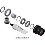 DT Swiss Pawl to Ratchet LN 36 tooth conversion kits - Shimano Micro Spline MTB / Black Alloy