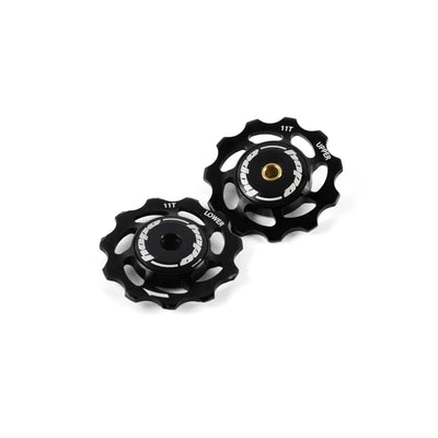 11 Tooth Jockey Wheels - Black